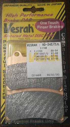 Vesrah brake pads for - vesrah,
