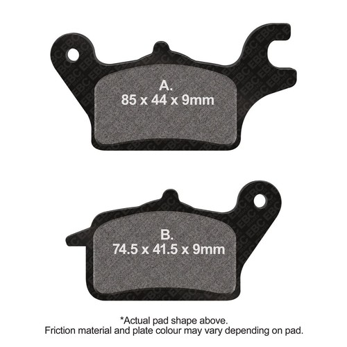 Ebc scoot org brake - org, bk