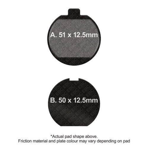Ebc motorcycle brake pads - motorcycle, (5)