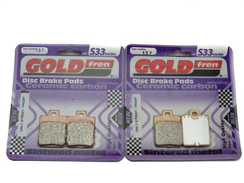 Goldfren s33 brake pads front - pads,