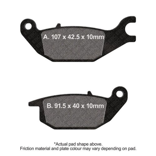 Ebc sintered street brake - ebc,