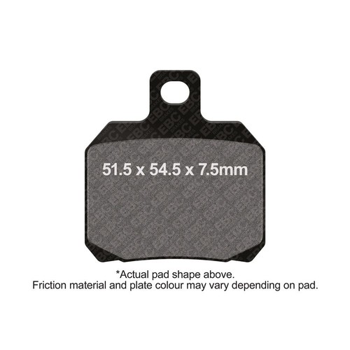Ebc scooter carbon pads - ebc,