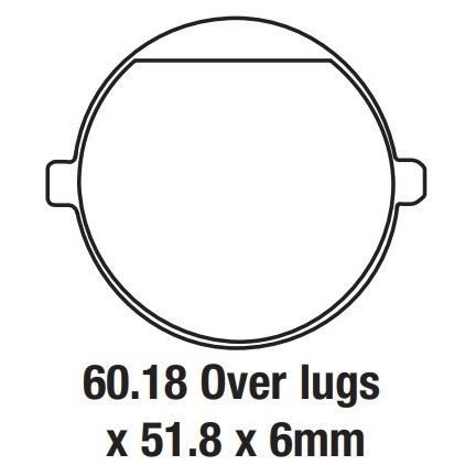 Ebc motorcycle brake pads - brake, (5)