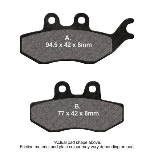Ebc motorcycle brake pads af16 - ebc,