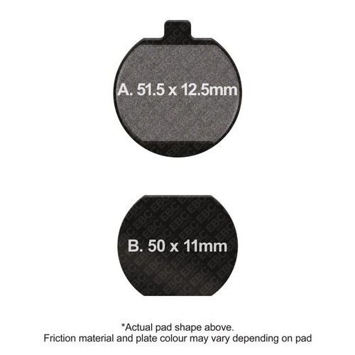 Ebc motorcycle brake pads - ebc,