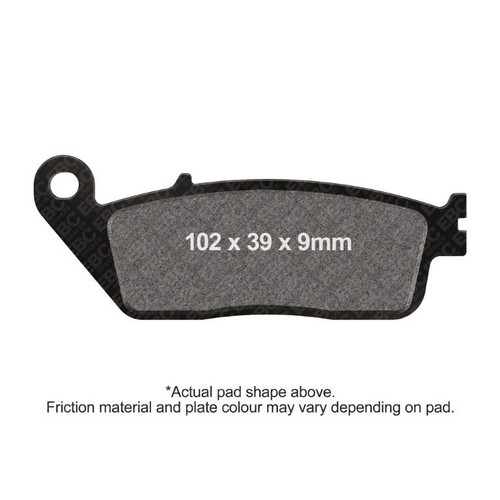 Ebc motorcycle brake pads - brake, dmx