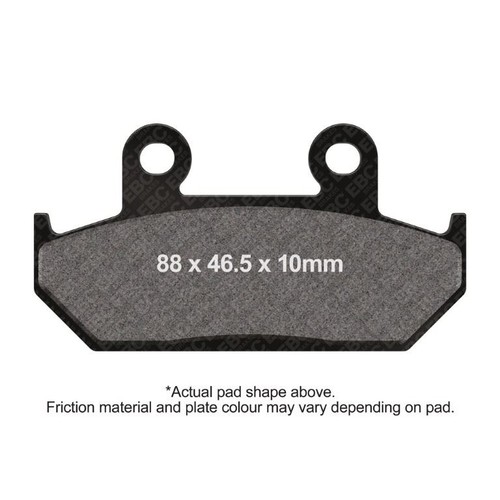 Ebc motorcycle brake pads - pads, dmx