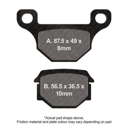 Ebc motorcycle brake - brake, rear