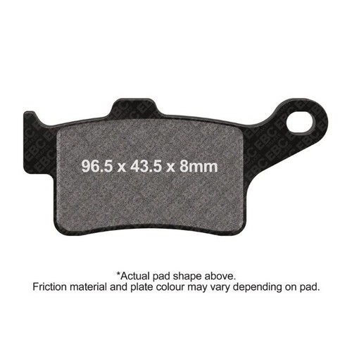 Ebc brake pads - dmx, black