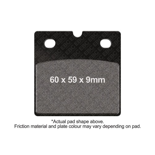 Ebc brake pads - ebc, left