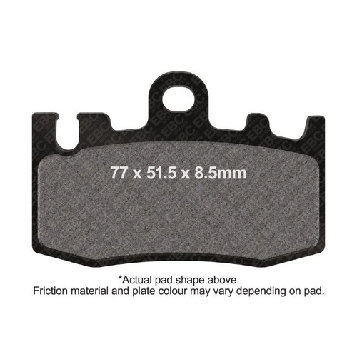Ebc brake pad front right - ebc,