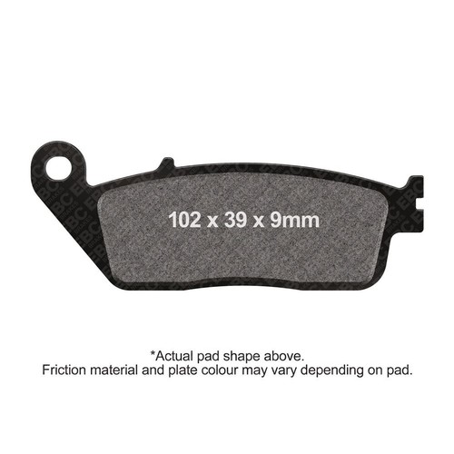 Ebc brake pads - dmx, front