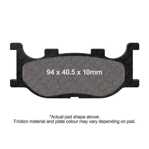 Ebc pad semi sintered brake - v,